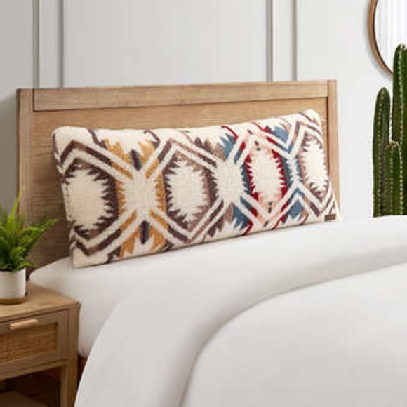 Pendleton Other - Pendleton Oversized Sherpa Bolster Pillow white sand